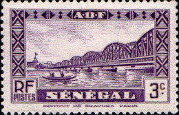 Sénégal Poste N** Yv:160 Mi:120 Pont Faidherbe (Dent(s) 1 Peu Courte) - Unused Stamps
