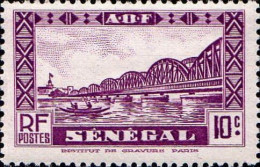 Sénégal Poste N** Yv:118 Mi:123 Pont Faidherbe - Neufs