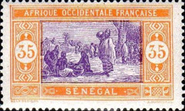 Sénégal Poste N** Yv: 62 Mi:62 Marché Indigène - Ongebruikt