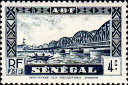 Sénégal Poste N* Yv:116 Mi:121 Pont Faidherbe (sans Gomme) - Unused Stamps