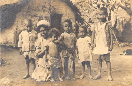 Nouvelle Calédonie - Carte Photo - Jeunes Enfants Canaques - Nouméa - 1943 - Carte Postale Ancienne - Nieuw-Caledonië