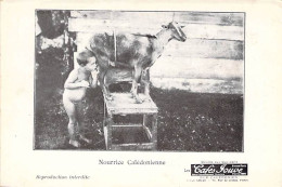 Nouvelle Calédonie - Nourrice Calédonienne - Chèvre - Enfant - Publicité Jouve - Carte Postale Ancienne - Nieuw-Caledonië