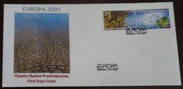 Greece 2001 Europa Unofficial FDC - FDC