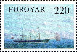 Feroe Poste N** Yv: 73 Mi:79 Bateau à Vapeur SS Arcturus - Isole Faroer