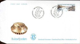 Groenland Poste Obl Yv:236 Mi:246 Centrale Hydroélectrique De Buksefjorden Ammasalik 24-3-1994 Fdc - Used Stamps