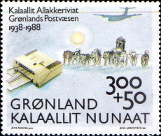 Groenland Poste N** Yv:173 Mi:185 Cinquantenaire De La Poste Au Groenland - Unused Stamps