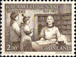 Groenland Poste N** Yv:111 Mi:123 Bibliothèque Du Groenland - Ongebruikt