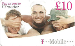 Germany: Prepaid T Mobile, UK Voucher - GSM, Cartes Prepayées & Recharges