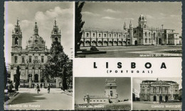 X128052 PORTUGAL LISBOA BASILICA DA ESTRELA MOSTEIRO DOS JERONIMOS TORRE DE BELEM CAMARA MUNICIPAL - Lisboa