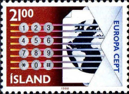 Islande Poste N** Yv:636 Mi:683 Europa Cept Fax - Nuovi