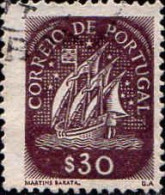 Portugal Poste Obl Yv: 632 Mi:650 Caravelle (cachet Rond) - Usado