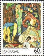 Portugal Poste N* Yv:1738 Mi:1759 Almada Negreiros Saltimbamcos No Cais (sans Gomme) - Unused Stamps