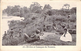 Nouvelle Calédonie - Rivière Et Canaques De Nouméa - Animé - Carte Postale Ancienne - Nieuw-Caledonië