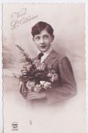 VIE SAINTE CATHERINE - ENFANT JEUNEGARÇON AVEC UN BOUQUET DE FLEURS - Firstnames