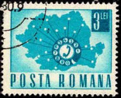 Roumanie Poste Obl Yv:2366 Mi:2653 Téléphone Automatique (Beau Cachet Rond) - Oblitérés