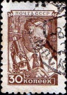 Russie Poste Obl Yv:1329 Mi:1334I Scientifique & Microscope (TB Cachet Rond) - Usati