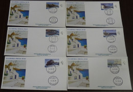 Greece 2010 Greek Islands Imperforated Unofficial FDC - FDC