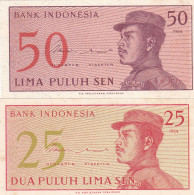 INDONESIE LOT DE 2 BILLETS - Indonesien