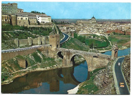 PUENTE DE ALCANTARA Y VISTA PARCIAL / ALCÁNTARA'S BRIDGE AND PARTIAL VIEW.- TOLEDO.- ( ESPAÑA). - Toledo