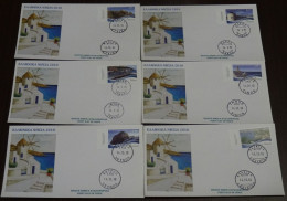 Greece 2010 Greek Islands Imperforated Unofficial FDC - FDC