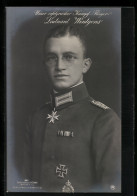 Foto-AK Sanke Nr. 391: Kampf-Flieger Leutnant Wintgens - Portrait In Uniform Mit Eisernem Kreuz  - 1914-1918: 1a Guerra