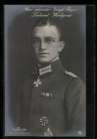 Foto-AK Sanke Nr. 391: Kampf-Flieger Leutnant Wintgens - Portrait In Uniform Mit Eisernem Kreuz  - 1914-1918: 1st War