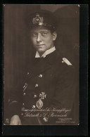 Foto-AK Sanke Nr.: 412, Leutnant Z. S. Boenisch In Uniform Mit Eisernes Kreuz  - 1914-1918: 1ère Guerre