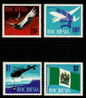 Ref 1641 - Rhodesia Zimbabwe 1970 - New Decimal High Values MNH SG 449/452 - Rhodesië (1964-1980)