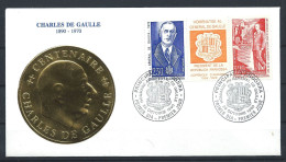 Andorre - FDC  Enveloppe 23/10/1990 - Général Charles De Gaulle - FDC