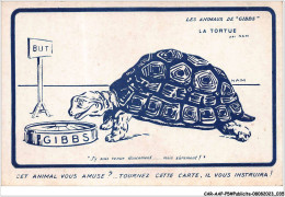 CAR-AAPP5-0351 - PUBLICITE - Les Animaux De "gibbs" - La Tortue - Publicité
