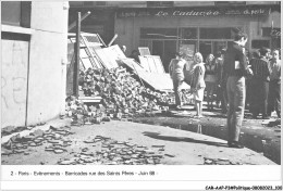 CAR-AAPP3-0217 - POLITIQUE - Barricades Rue Des Saints Pères - Juin 1968 - Evènements