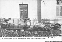 CAR-AAPP3-0197 - POLITIQUE - Voiture Incendiées Rue St-jacques - Mai-juin 68 - Events