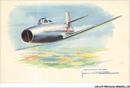 CAR-AAPP8-0700 - AVIATION - Marcel Dassault "ouragan" - 1946-....: Era Moderna
