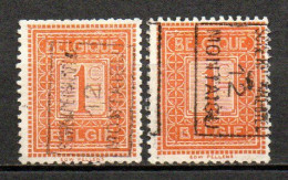 2028 Voorafstempeling Op Nr 108 - SCHERPENHEUVEL 12 MONTAIGU - Positie A & B - Roller Precancels 1910-19