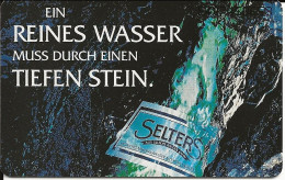 Germany/Netherlands: TK 108 08.95 Selters Mineralwasser. Mint - T-Series: Testkarten