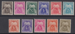 France Taxe  Série N° 67 à 77 * *  -- Cote : 26 € - 1859-1959 Mint/hinged