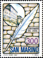 San Marino Poste N** Yv:1067 Mi:1277 Centenario Del Liceo - Ongebruikt