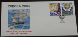 Greece 2004 Europa Imperforate Unofficial FDC - FDC