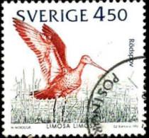 Suède Poste Obl Yv:1725 Mi:1743 Limosa Limosa (TB Cachet Rond) - Used Stamps