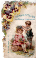 CHROMOS POULAIN - COURONNE DE FLEURS - Poulain