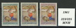 Città Del Vaticano: Nativity, Luca Ch'en, 1961 - Unused Stamps