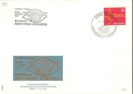 Suisse Poste Obl Yv: 882 Int.Anästhesie-Kongress Bern (TB Cachet à Date) - Lettres & Documents