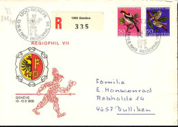 Suisse Poste Obl Yv: 848-849 Regiophil VII (TB Cachet à Date) 13-15 6 1969 - Cartas & Documentos