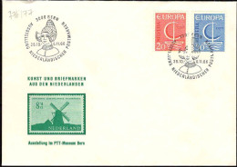 Suisse Poste Obl Yv: 776/777 Kunst & Brefmarken Aus Den Niederlanden (TB Cachet à Date) - Covers & Documents