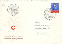 Suisse Poste Obl Yv: 774 Mi:841 La Cinquième Suisse (TB Cachet à Date) 30.8.66 - Cartas & Documentos