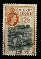 Ref 1641 -1953 Sierra Leone 2s/6d Fine Used Stamp SG 1219 - Railway Crossing Viaduct - Sierra Leona (...-1960)