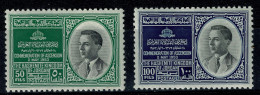 Ref 1641 - 1953 Hashemite Kingdom Of Jordan - 50 & 100 Fils Unmounted Mint MNH Stamps SG 417/8 - Jordanien