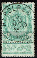 56  Obl  Relais Herderen  + 8 - 1893-1907 Armoiries