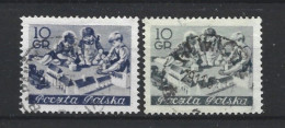 Poland 1954 School + Different Colour Y.T. 736+a (0) - Usados