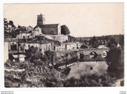 86 L'ISLE JOURDAIN N°110 Le Quartier Du Pont Et L'Eglise Pont Avec échelle Boutique Au Bon Coin ? En 1956 VOIR DOS - L'Isle Jourdain